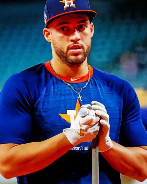 George Springer Paint By Numbers