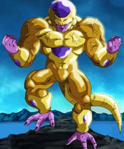 Golden Frieza Paint By Numbers