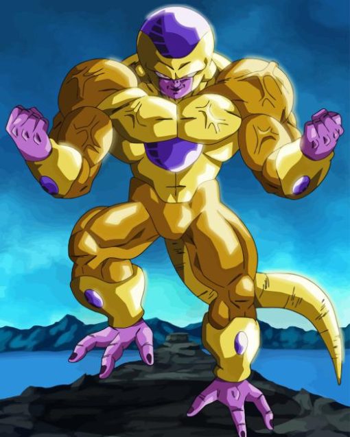 Golden Frieza Paint By Numbers