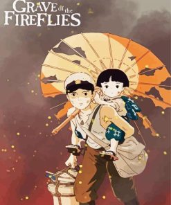 Grave Of The Fireflies Paint By Numbers