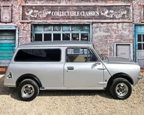 Classic Leyland Mini Paint By Numbers