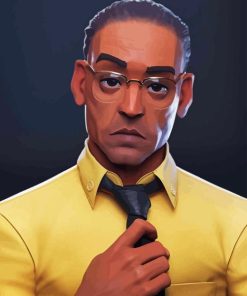 Gus Fring Caricature Paint By Numbers