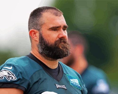 Jason Kelce Paint By Numbers