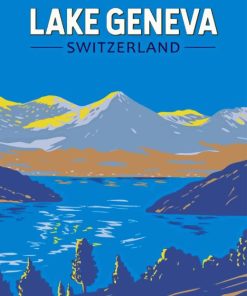 Lake Geneva Paint By Numbers