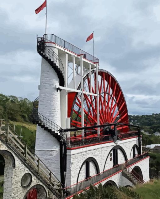 Laxey Wheel Paint By Numbers