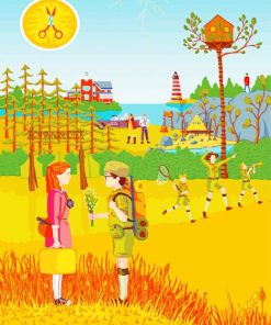 Moonrise Kingdom Paint By Numbers