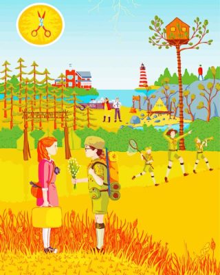 Moonrise Kingdom Paint By Numbers