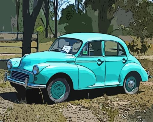 Morris Minor Car Paint By Numbers