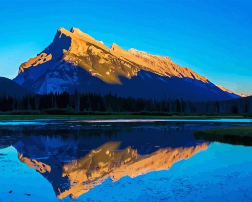 Mount Rundle Paint By Numbers