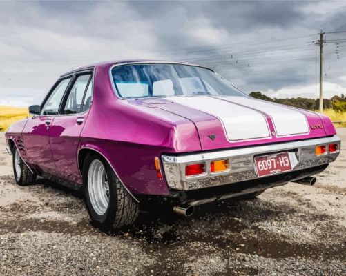 Purple Holden HQ Paint By Numbers
