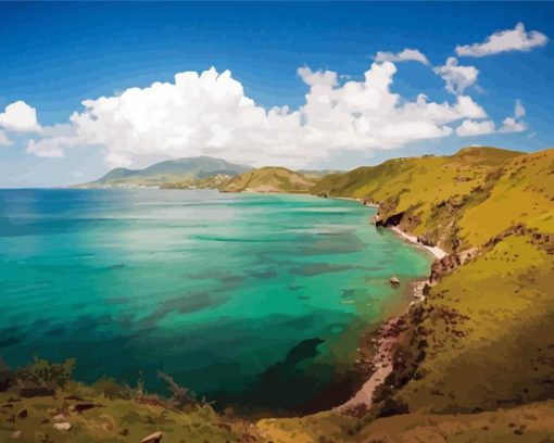 Saint Kitts Paint By Numbers