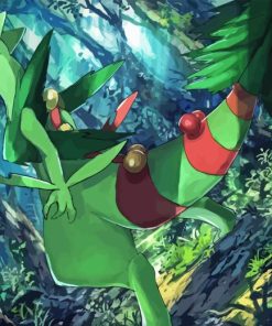 Sceptile Paint By Numbers