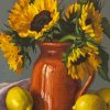 Sunflowers And Lemons Paint By Numbers