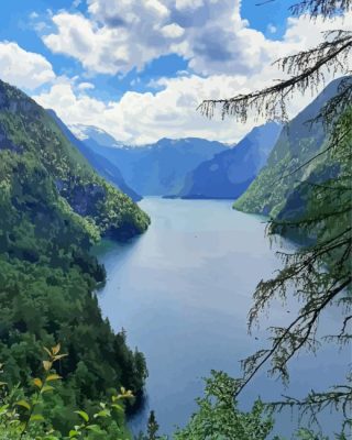 The Konigssee Lake Paint By Numbers