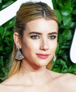 Gorgeous Emma Roberts Paint By Numbers