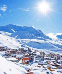 Val Thorens Paint By Numbers