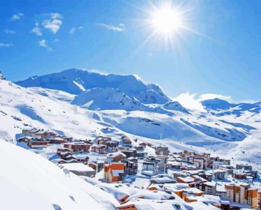 Val Thorens Paint By Numbers