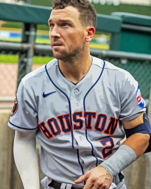 Alex Bregman Paint By Numbers