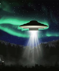 Aurora Ufo Paint By Numbers