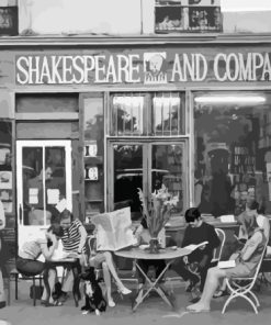 Shakespeare And Company Paint By Numbers