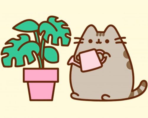 Cool Pusheen Cat Paint By Numbers