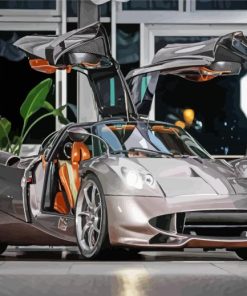 Grey Pagani Paint By Numbers