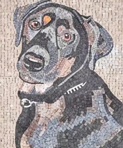 Mosaic Dog Paint By Numbers