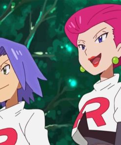 Pokemon Team Rocket Paint By Numbers