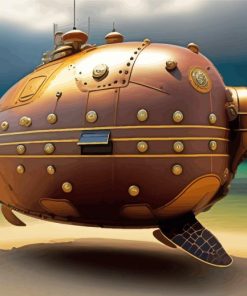 Steampunk Submarine Paint By Numbers