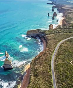 Warrnambool Landscape Paint By Numbers