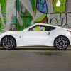 White Nissan 370z Paint By Numbers