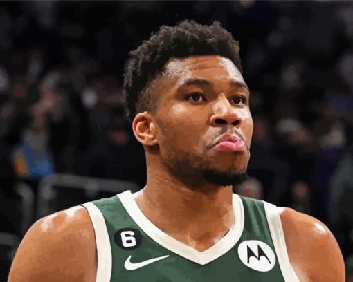 Giannis Antetokounmpo Paint By Numbers