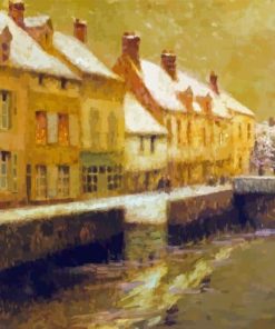 Canal In Bruges Paint By Numbers