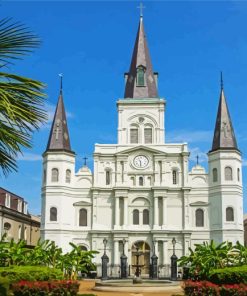 St Louis Cathedral Paint By Numbers