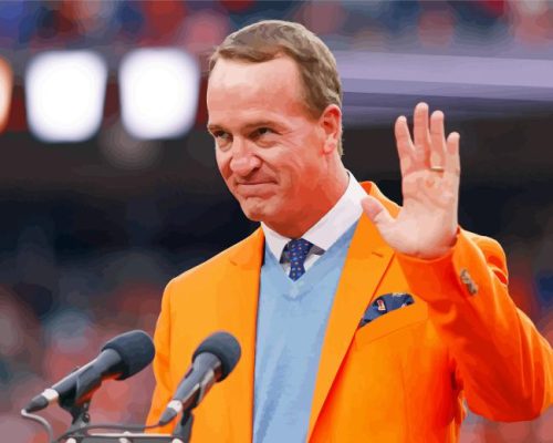Peyton Manning Paint By Numbers