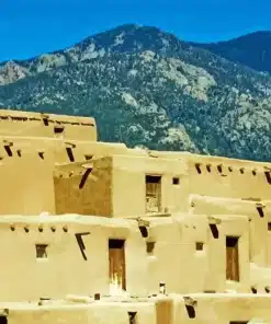 Taos Pueblos Paint By Numbers