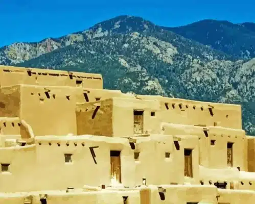 Taos Pueblos Paint By Numbers